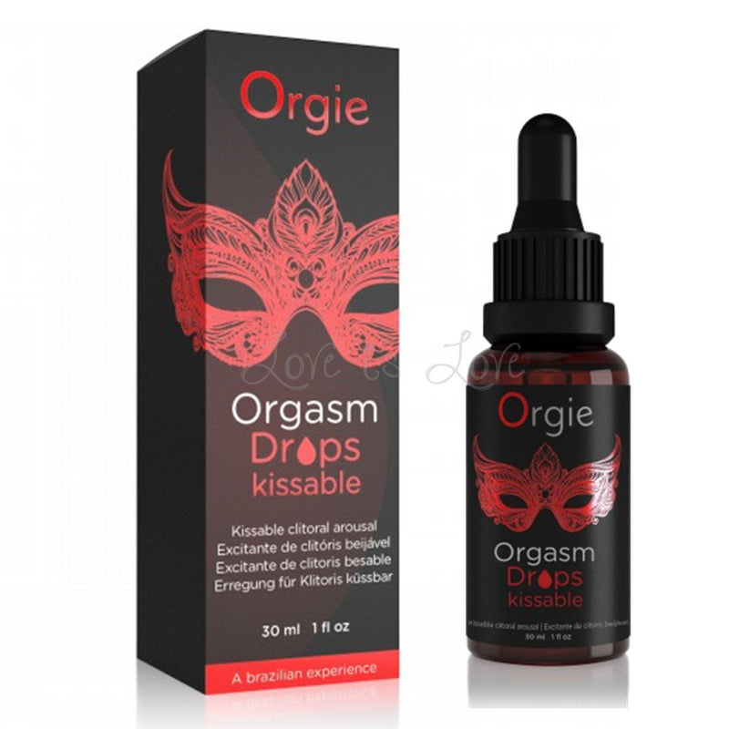 Orgie Orgasm Drops Kissable Clitoral Arousal Intimate Gel 30 ML 1 FL OZ