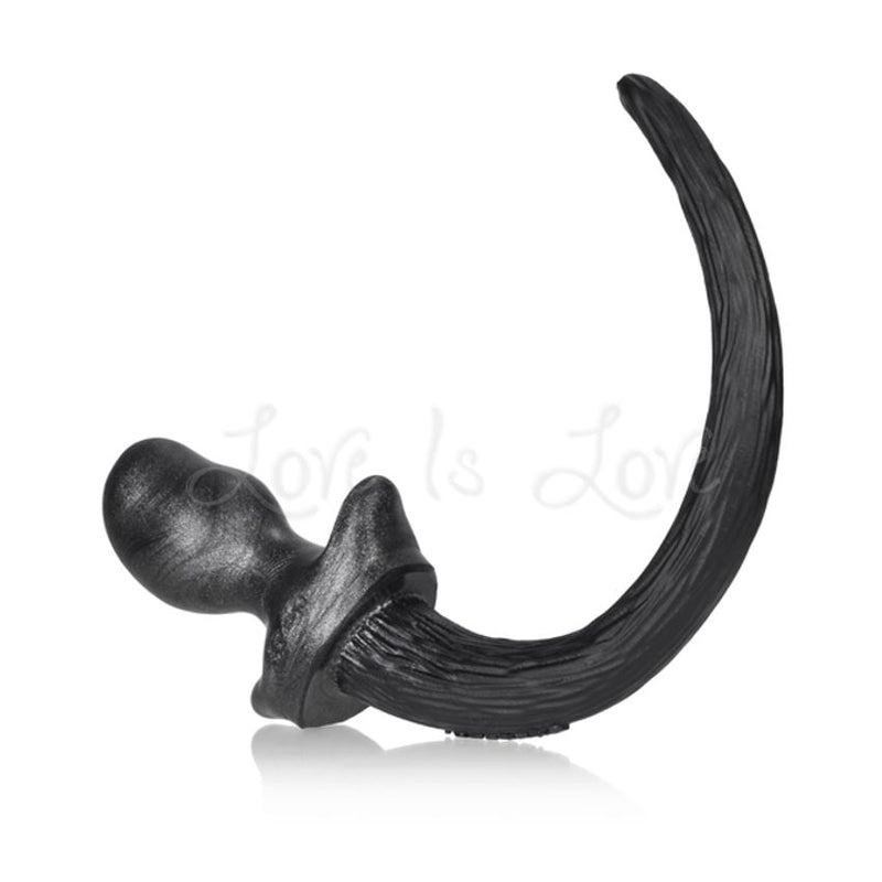 Oxballs Pug Puppy Tail Silicone Butt Plug Smoke Smoosh Small