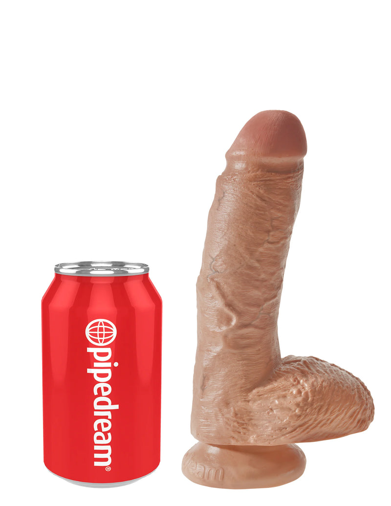 King Cock 8 Inch Cock with Balls (Authorized Dealer)