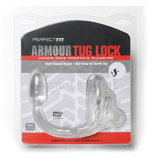 Perfect Fit Armour Tug Lock Small Plug 1.1 Inch 28 mm Clear