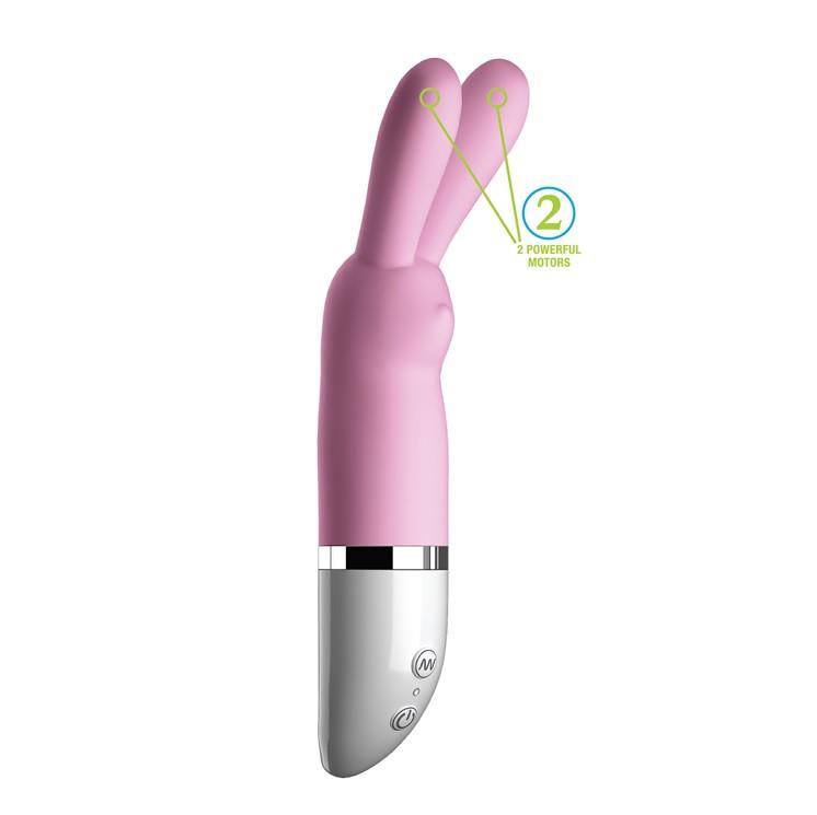 Pipedream Crush Honey Bunny Silicone Dual Vibration