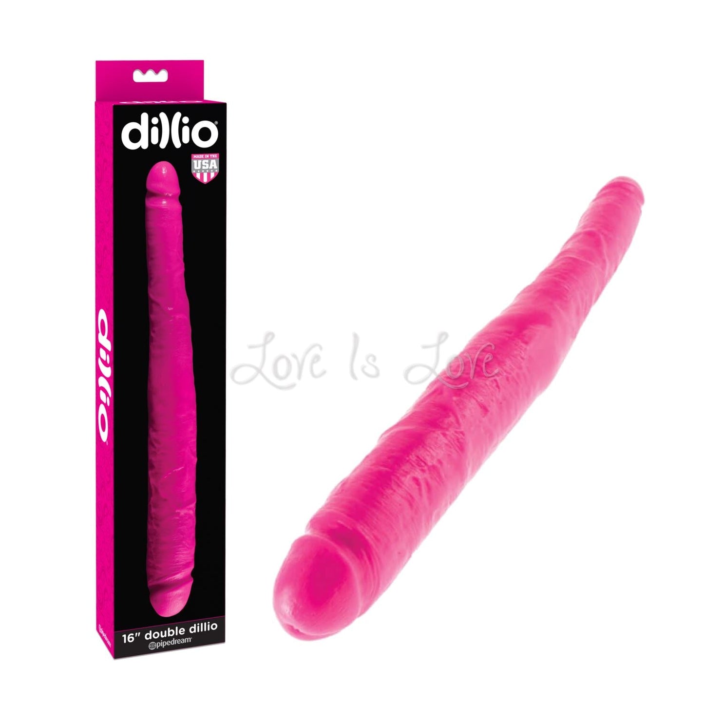 Pipedream Dillio 16 Inch Double Dong Pink (New & Improved Formula)
