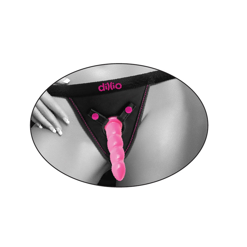 Pipedream Dillio Perfect Fit Harness Pink or Purple
