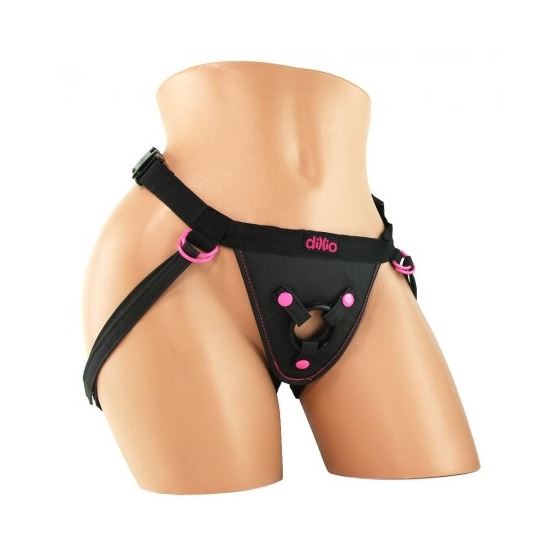 Pipedream Dillio Perfect Fit Harness Pink or Purple