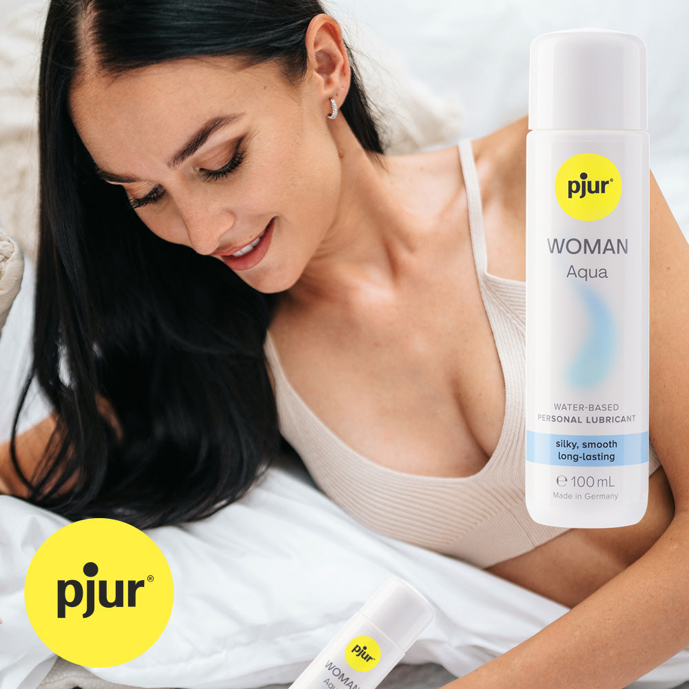 Pjur Woman Aqua Water-Based Lube 100 ml 3.4 fl oz (Latest New Packaging)