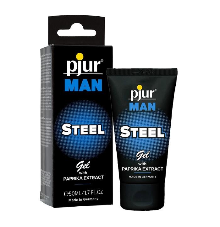 Pjur Man STEEL Gel 50 ML 1.7 FL OZ (New Packaging)