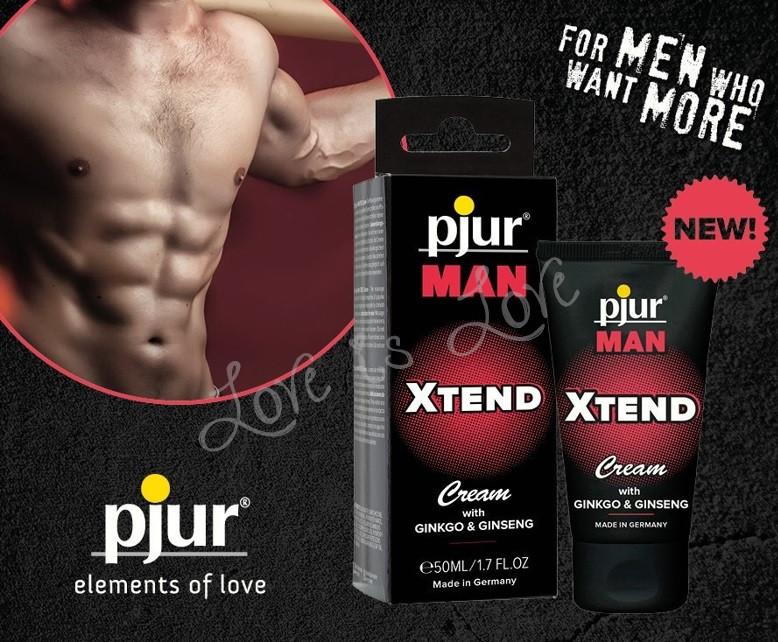 Pjur Man XTEND Male Enhancement Cream With Gingko And Ginseng 50 ML 1.7 FL OZ (New Packaging)
