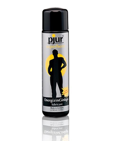 Pjur Superhero Energizin Ginkgo Water Based Lubricant 100 ML 3.4 FL OZ (Latest New Packaging)
