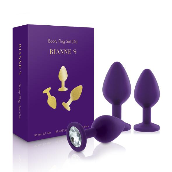 Rianne S Soiree Silicone Booty Plug Set 3x