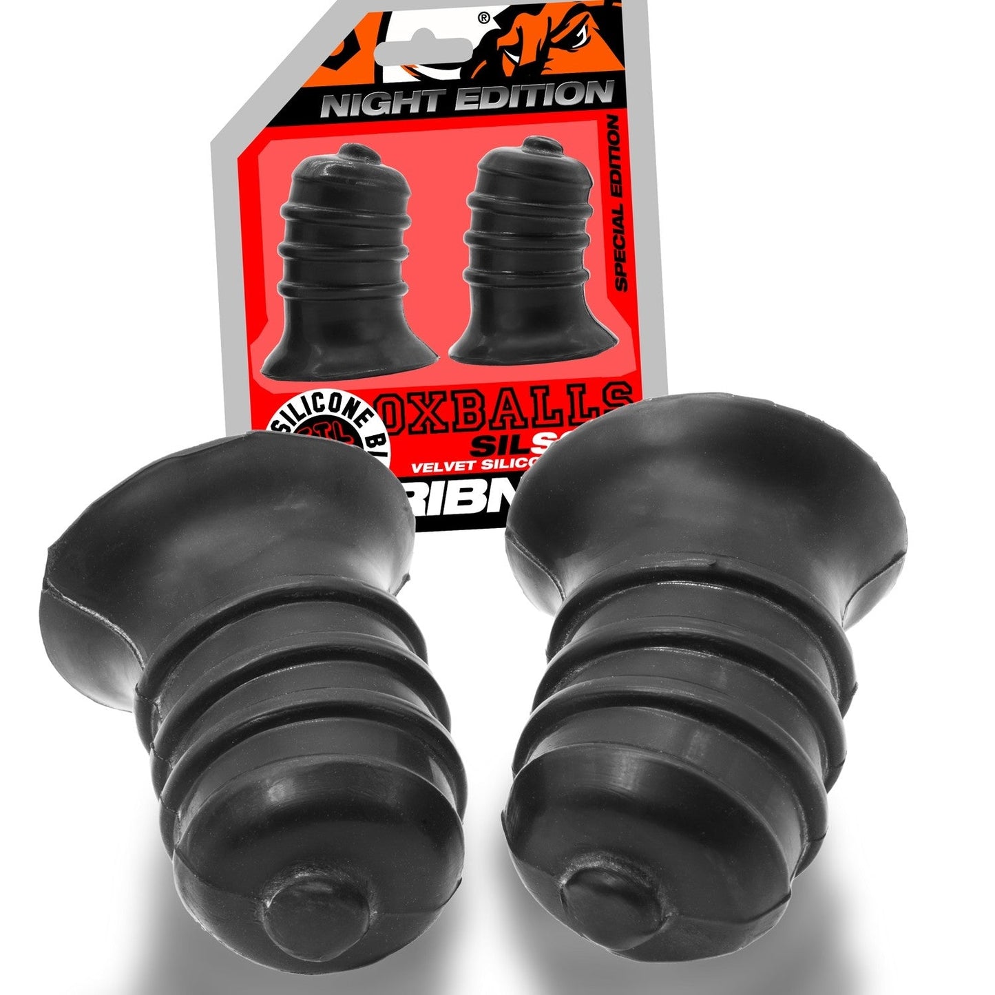 Oxballs Ribnips Curved Gripper Nipple Suckers Night Edition