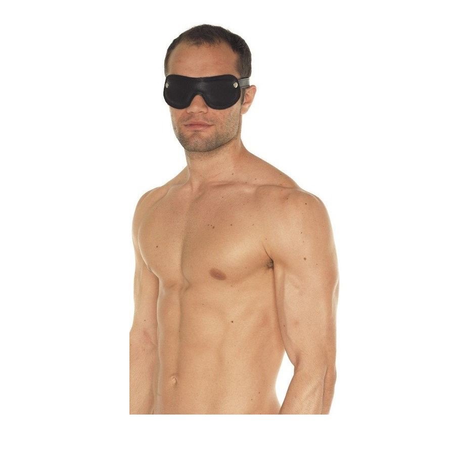 Rimba Leather Blindfold Padded Style 7576