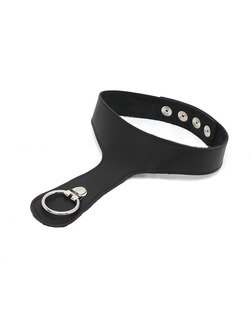 Rimba Leather Slave Collar with ring RIM 7554 [Sale*]