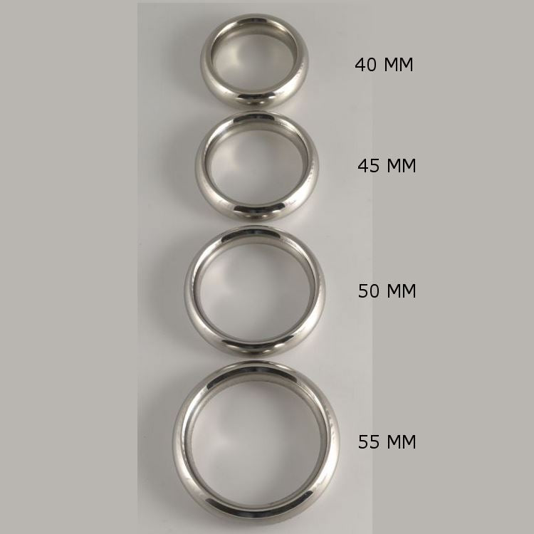 Rimba Donut Stainless Steel Solid Cock Ring 1.5 CM WIde RIM 7377