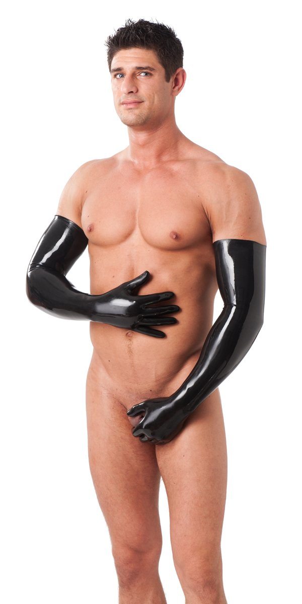 Rimba Latex Long Opera Gloves Unisex RIM 9056