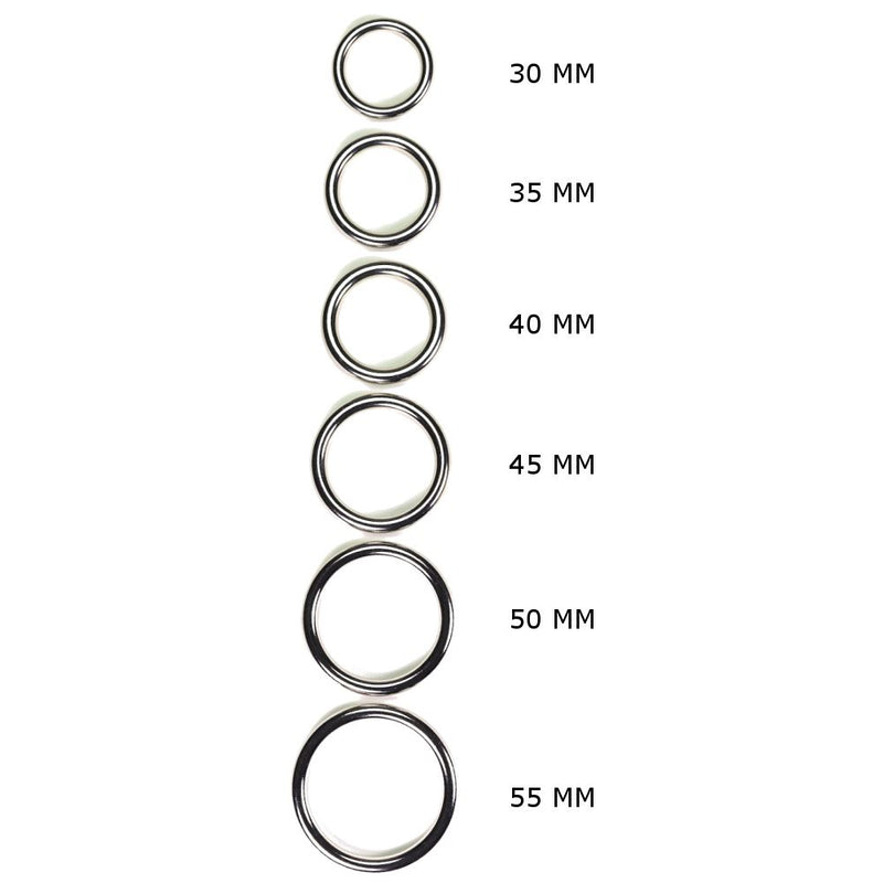 Rimba Stainless Steel Seamless Solid Cock Ring RIM 7371 (Nickel Free Top Quality Metal)