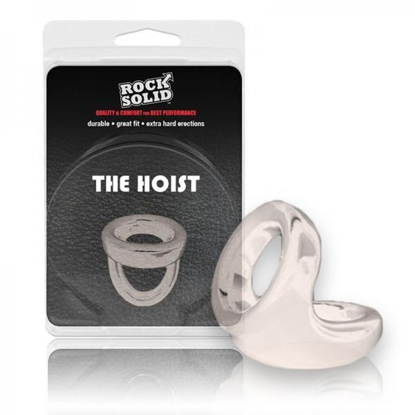 Rock Solid Hoist Cock And Ball Ring Smoke