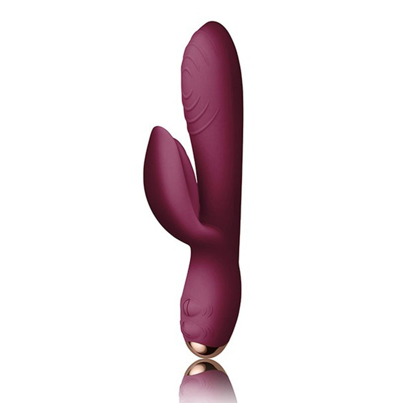 Rocks-Off EveryGirl 10 Speed Silicone Rabbit Vibrator Burgundy