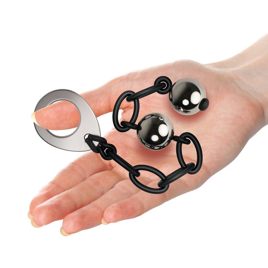 Rocks-Off Lust Link Love In Silicone Chains Kegel Balls [Clearance*]