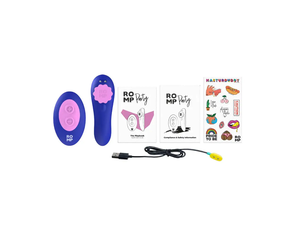 Romp Party Rechargeable Wearable Panty Vibrator Only You're Invited