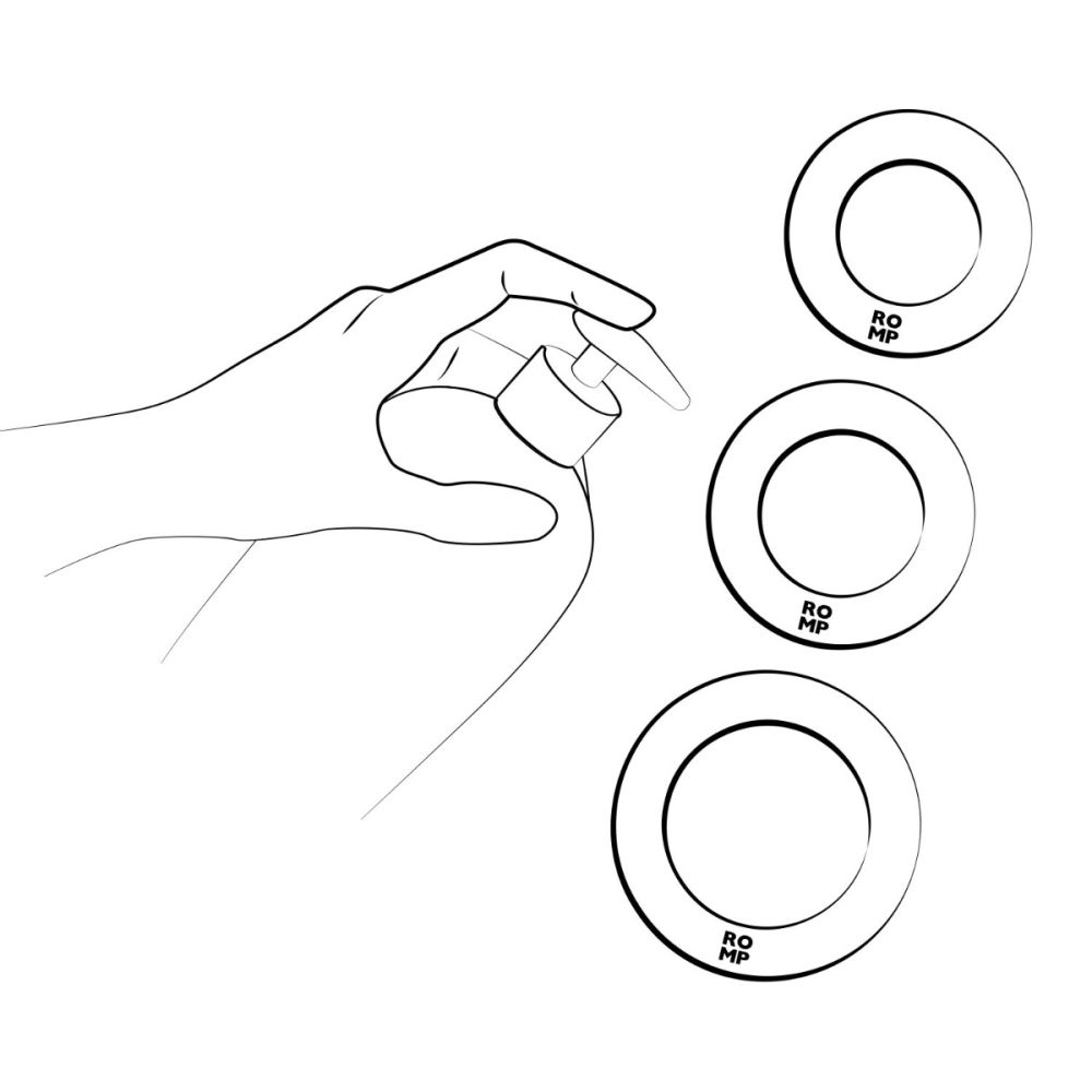 Romp Remix Trio Penis Rings Triple The Thrill 3-Piece Silicone Cock Rings