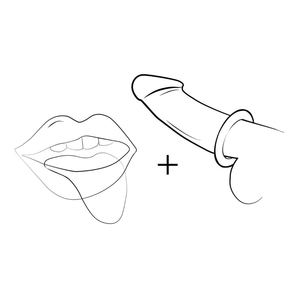 Romp Remix Trio Penis Rings Triple The Thrill 3-Piece Silicone Cock Rings
