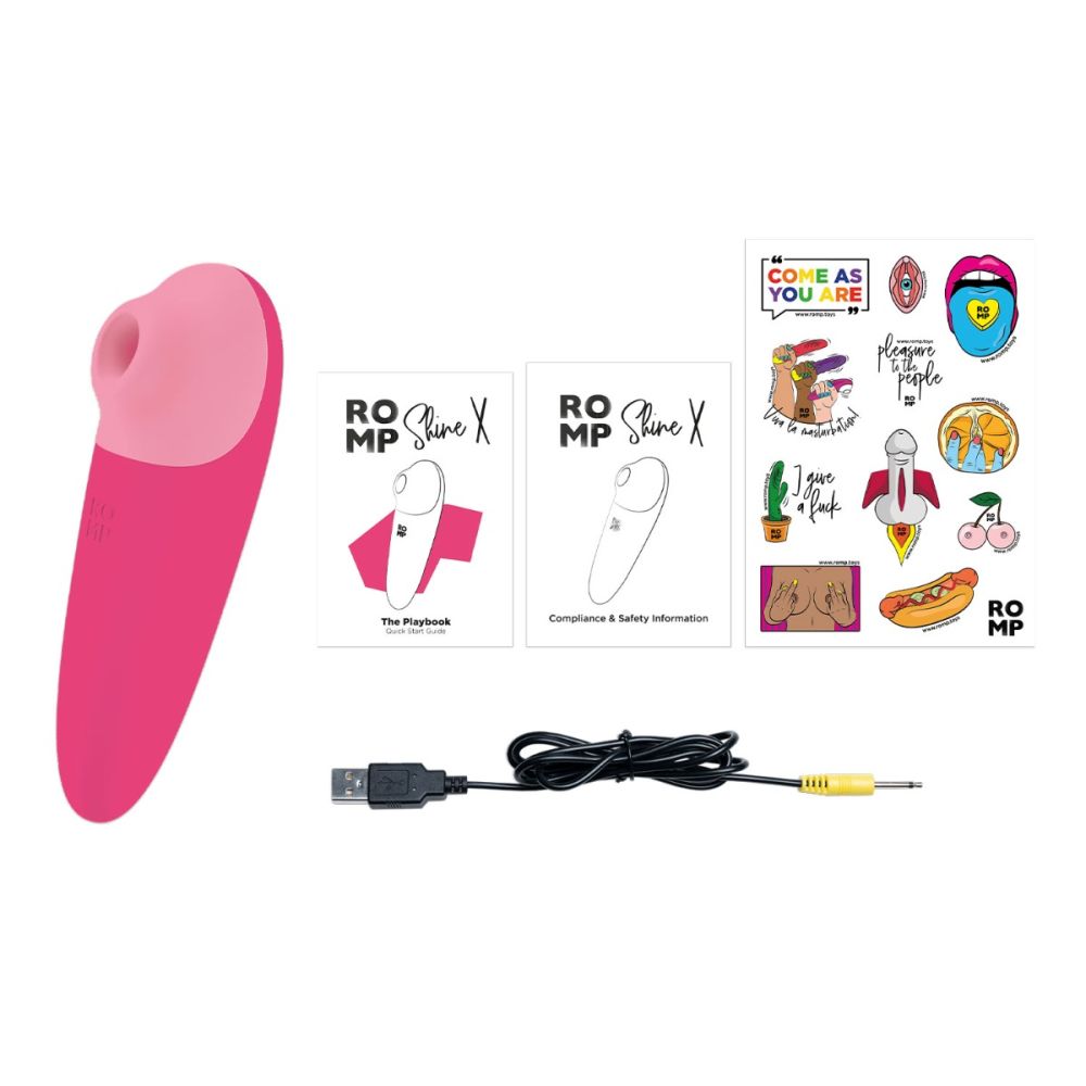 Romp Shine X Rechargeable Clitoral Stimulator Get Your Glow On