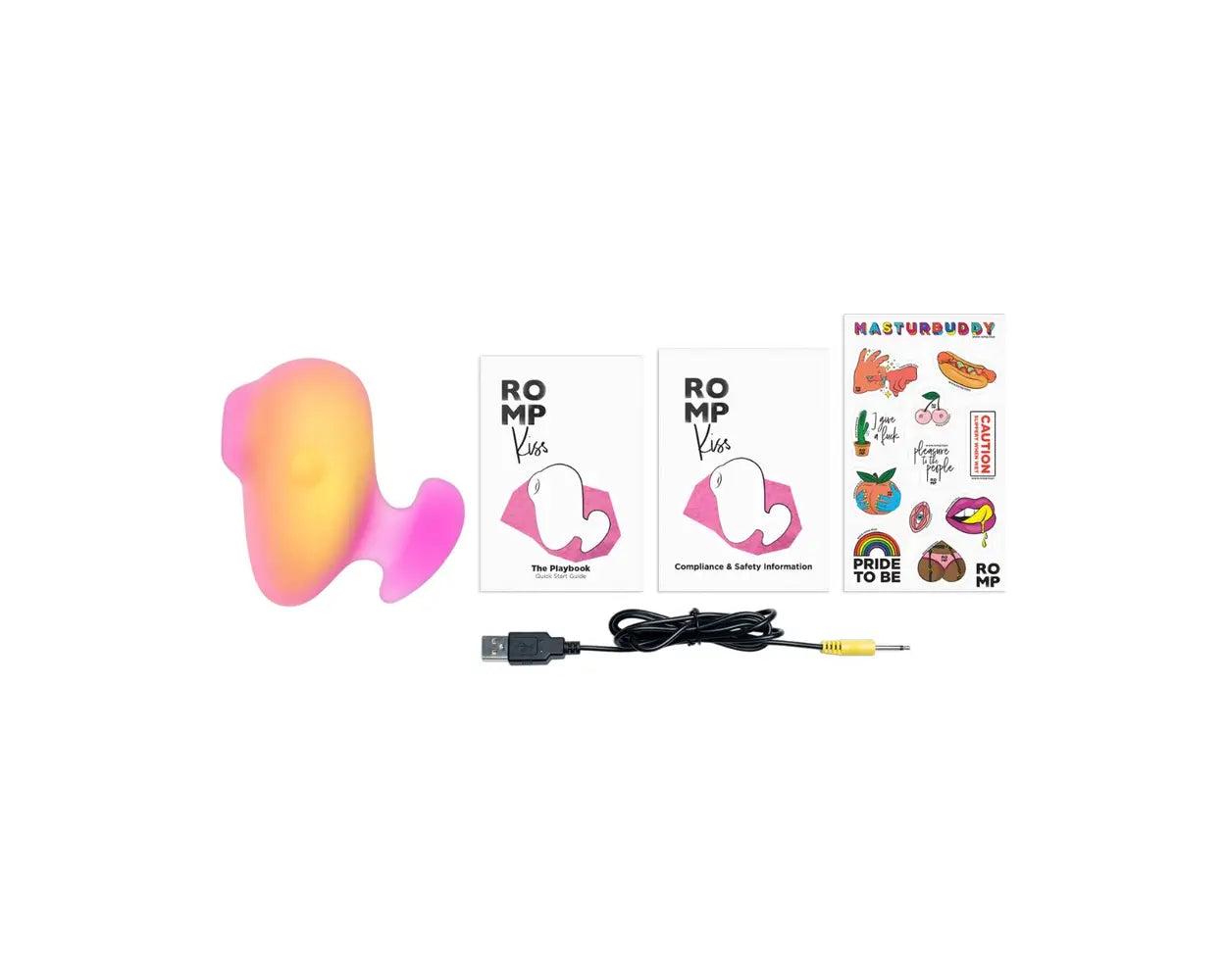 Romp Kiss Rechargeable Clitoral Stimulator Dare to Desire