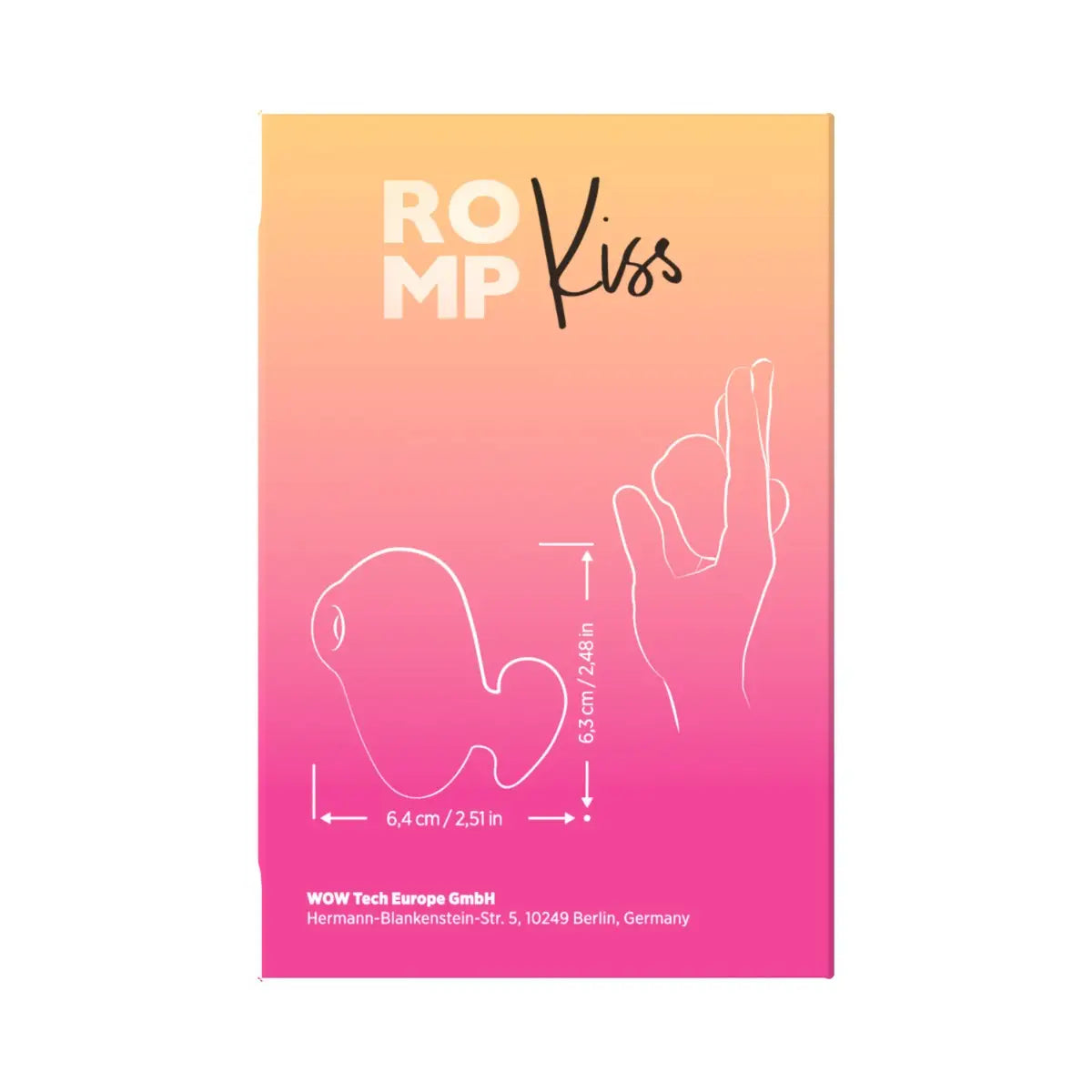 Romp Kiss Rechargeable Clitoral Stimulator Dare to Desire