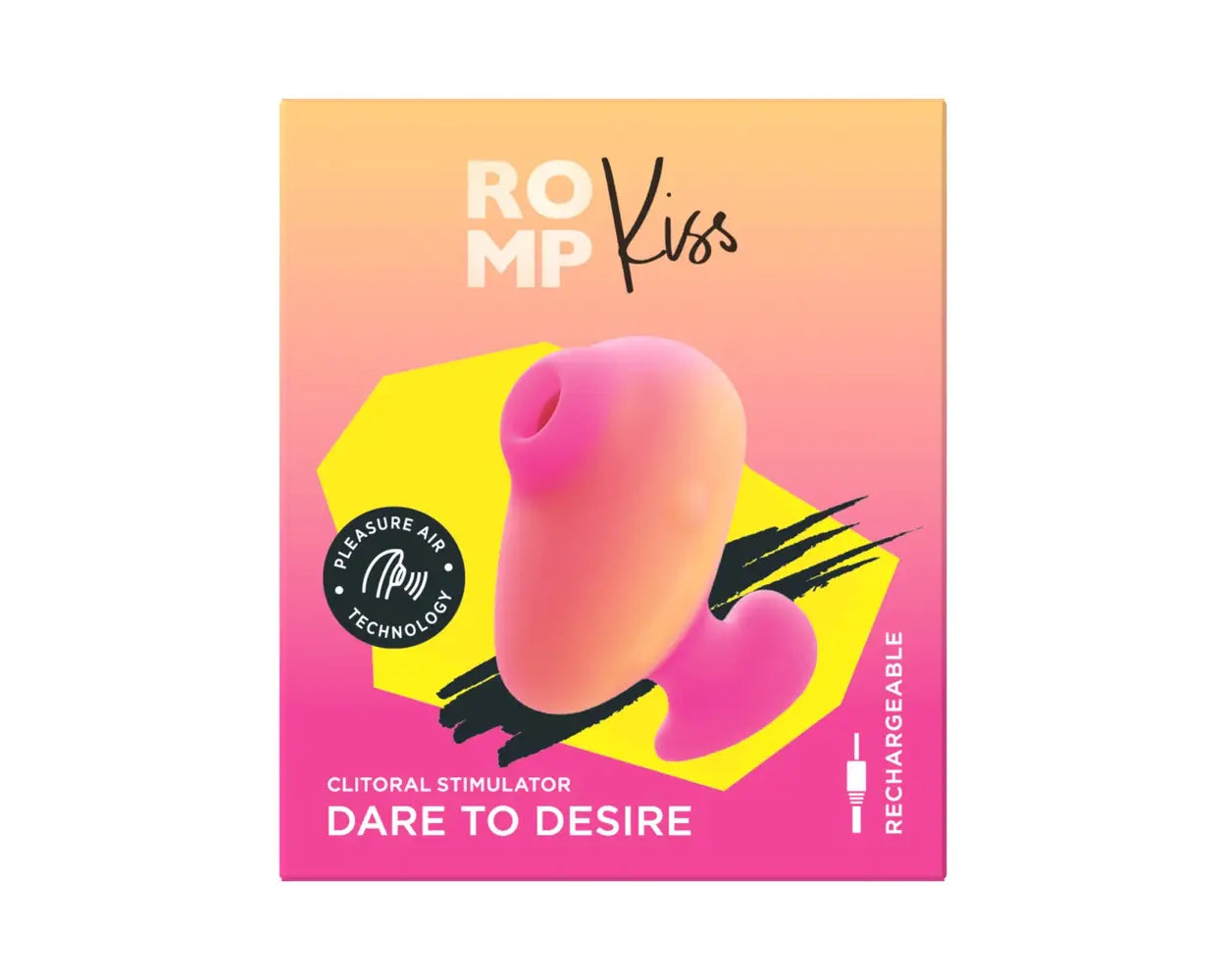 Romp Kiss Rechargeable Clitoral Stimulator Dare to Desire