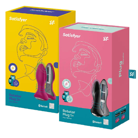 Satisfyer Rotator Plug 1+ OR Rotator Plug 2+ App-Controlled Anal Vibra