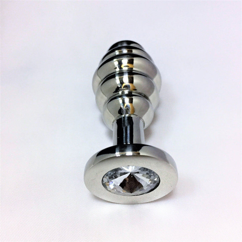 Rouge Garments Stainless Steel Threaded Butt Plug 80mm 197g (Stock Reduction Sale)