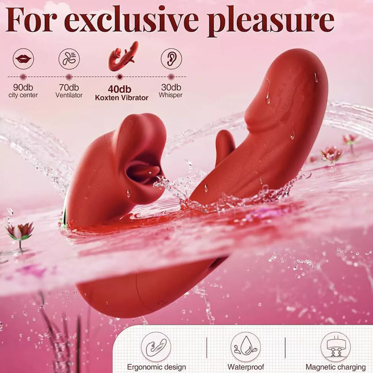 Flickering Lips G-Spot Flicking and Licking Rabbit Vibrator
