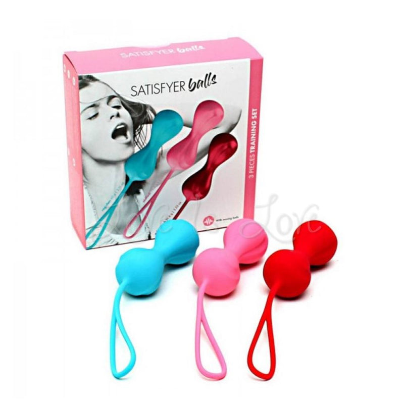 Satisfyer Balls C02 Double Power Balls Kegel Training 3pcs Set [Limited Time Offer]