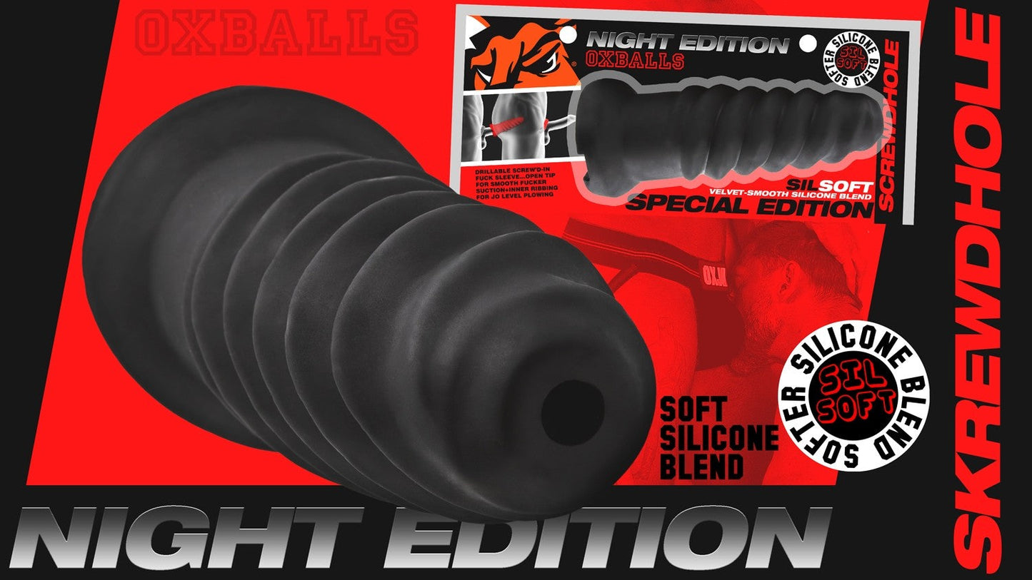Oxballs Screwdhole Screw-shape Fuckable Hole-Filler Night Edition