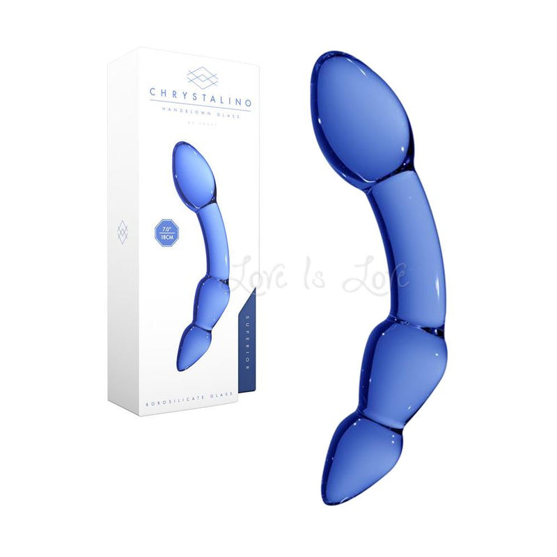 Shots Chrystalino Superior Blue Glass Wand (Limited Period Sale)