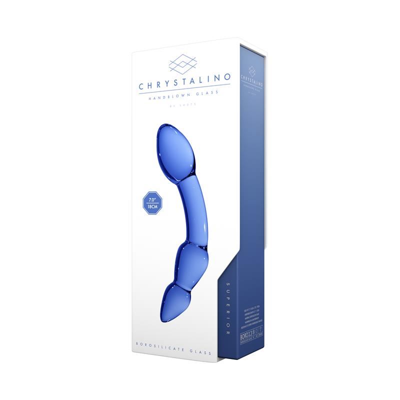 Shots Chrystalino Superior Blue Glass Wand (Limited Period Sale)