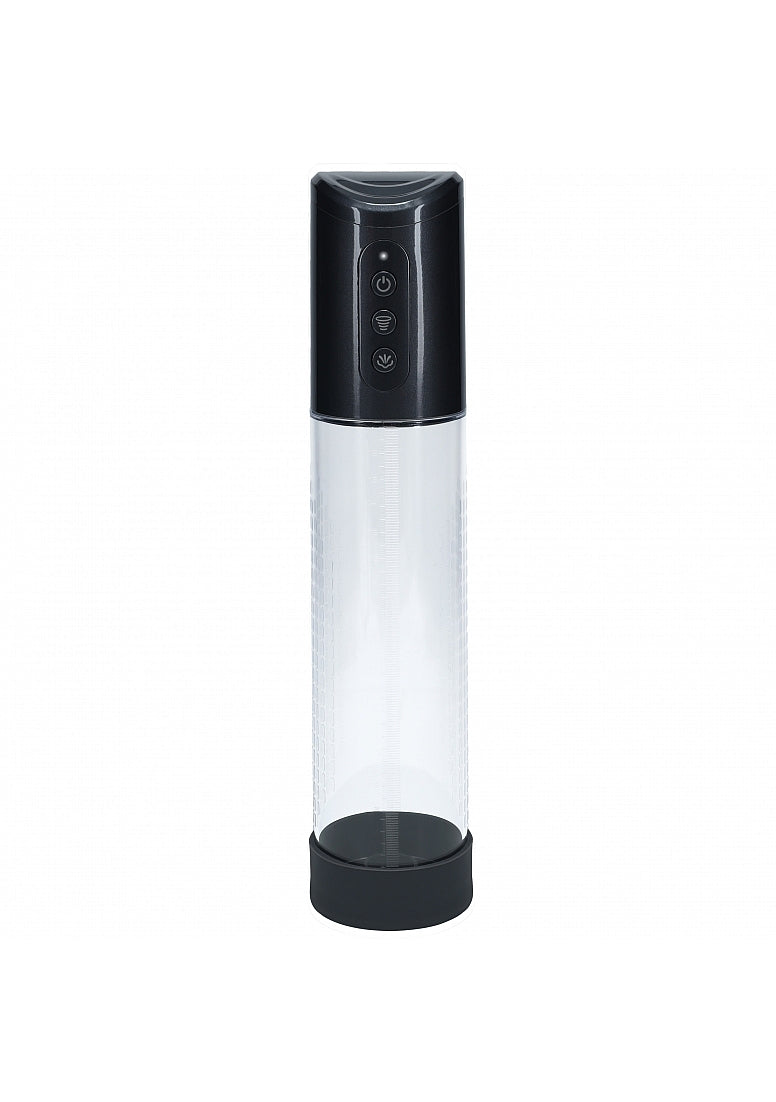 Shots Pumped HyperPump Rechargeable Penis Pump Gun Metal