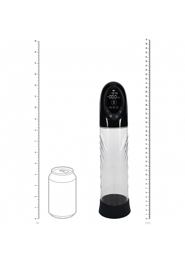 Shots Pumped CyberPulse Automatic Waterproof Penis Pump Black