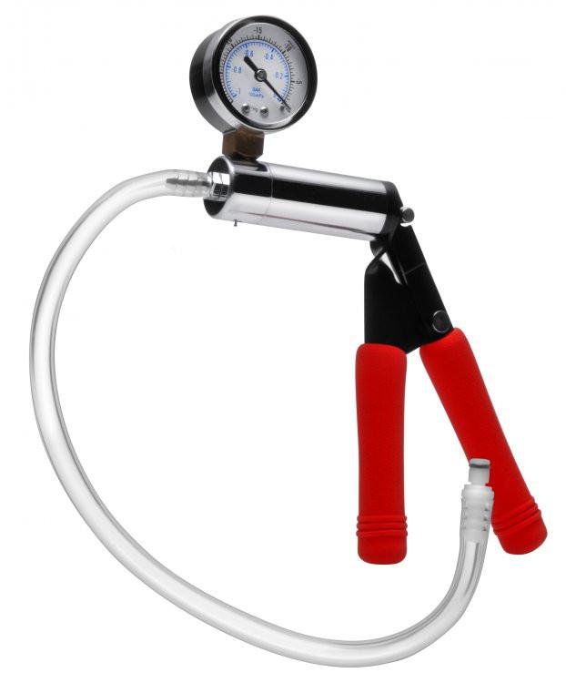 Size Matters Penis Pump Cylinder and Gauge Pump With Plastic or Steel Handle (Sold Separately) [Authorized Dealer]