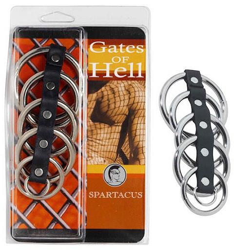 Spartacus 5 Ring Metal Gates Of Hell
