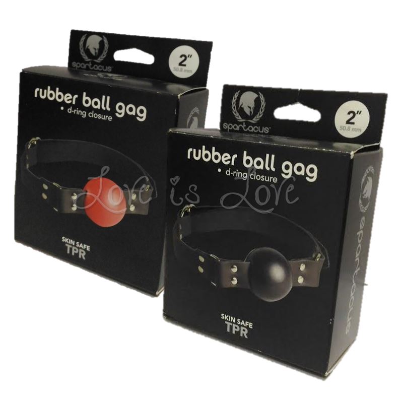 Spartacus Ball Gag Oiltan Leather With D-Ring Closure (Good Reviews)
