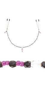 Spartacus Single Strand Beaded Tweezer Clamps (Elegantly Design)(Limited Stock)