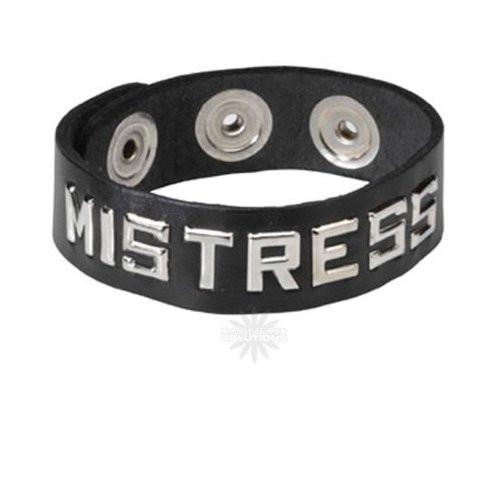 Spartacus Wordband Leather Wristband -Eat Me or Sexy