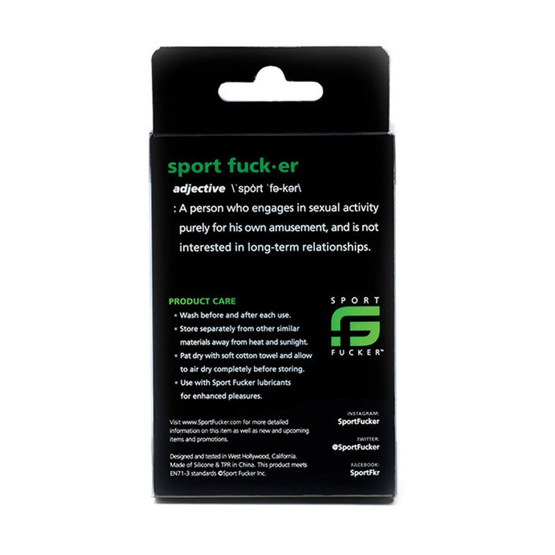 Sport Fucker Premium Silicone Chubby Cockring Black