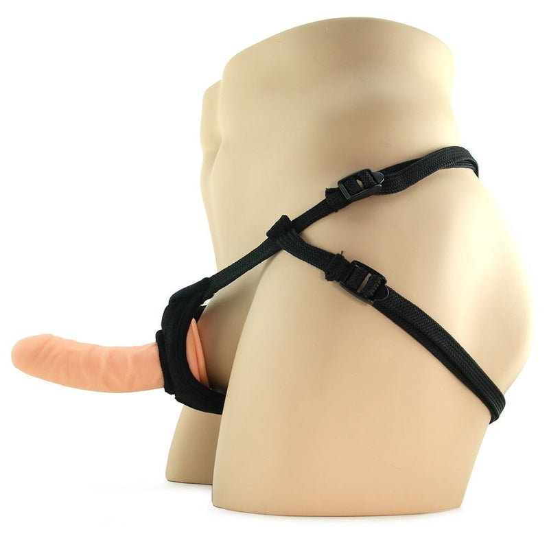 Sportsheet Everlaster Wishbone Strap-On Harness With Hollow Dong 6.5 Inch White (Limited Period Sale)