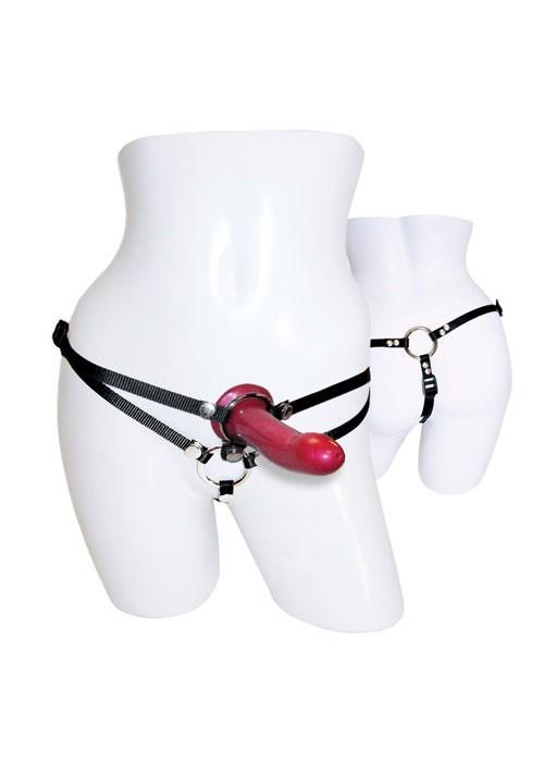 Sportsheets Menage A Trois Double Penetration Harness & Dildo Set