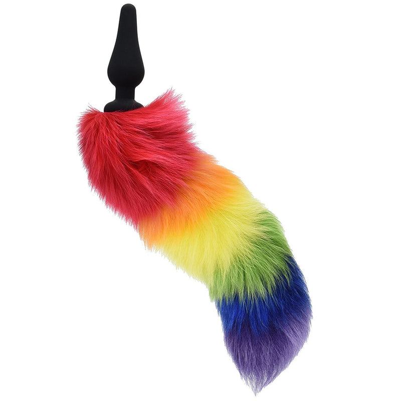 Tailz Rainbow Tail Silicone Anal Plug
