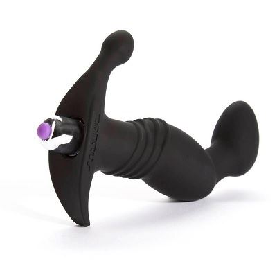 Tantus Prostate Play Silicone Vibrator Black 10 cm 4 Inch (With Video Demo)