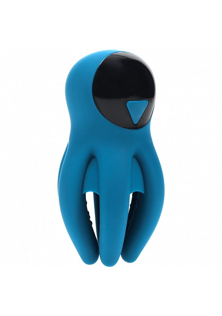 Shots LEVELZ Digital Vibrating Silicone Penis Head Stimulator with Ten