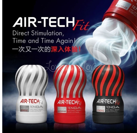 Tenga Air-Tech Fit Reusable Vacuum Cup Gentle or Regular or Strong (Limited Period Sale Now)